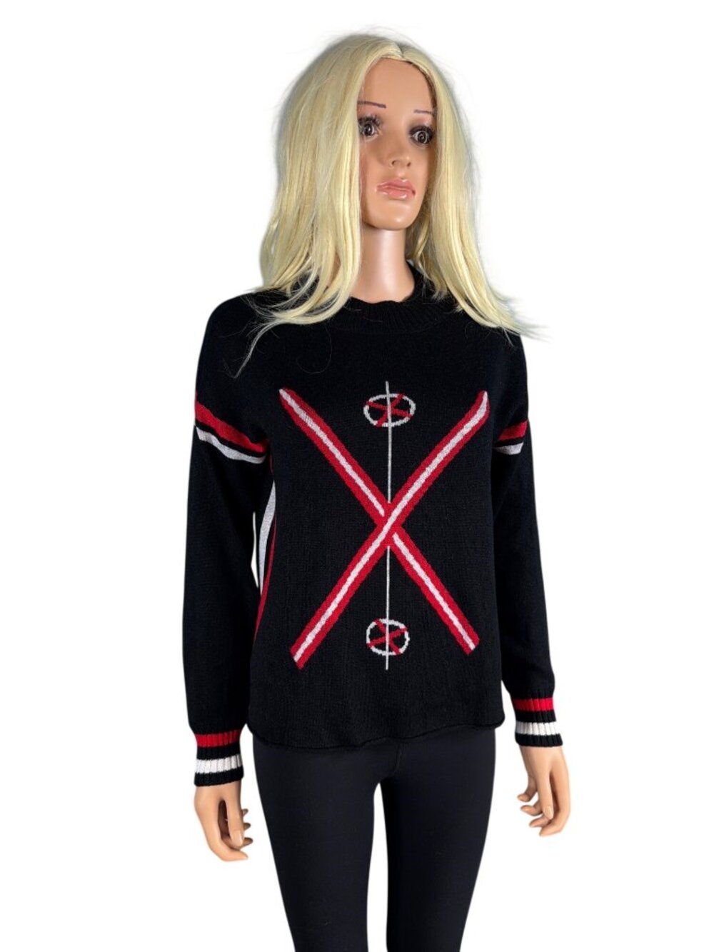 Krimson Klover Traverse Pullover Sweater Small Black MSRP$149